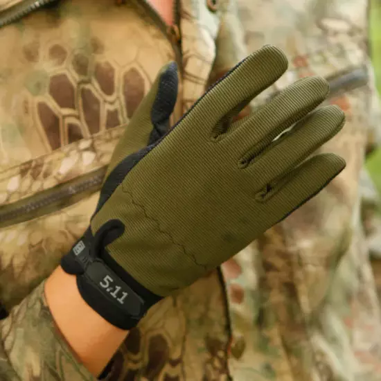 Tactical Gloves Lightweight Breathable Gloves Bicycle Anti-Slip Full Finger Glov