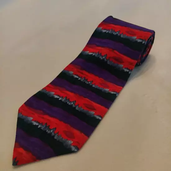 Jerry Garcia Mens Tie Silk Abstract "Dawn At The Ritz Carlton" Collection 8 