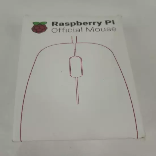 Raspberry Pi Official Wired USB Type A Mouse SC0165 Model: RPI-Mouse