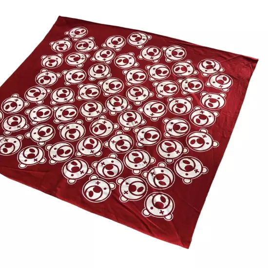 Vintage Red Blue Scholars Bear Bandana