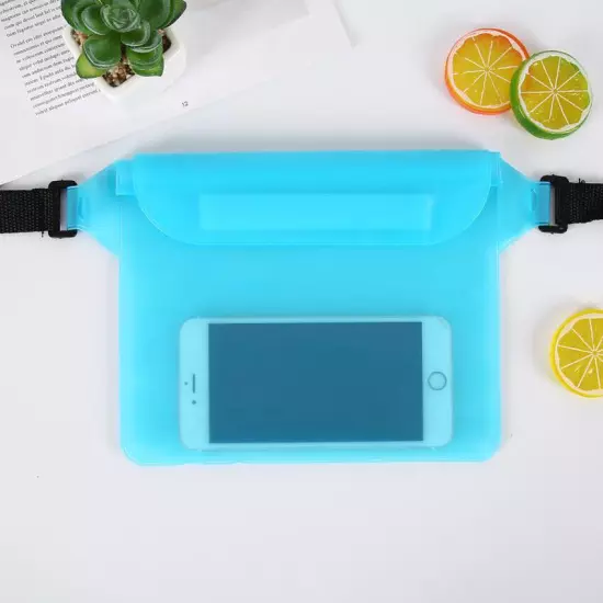 Underwater Waterproof Waist Bag Wallet Pouch Cycling PVC Beach Swimming Dry Case