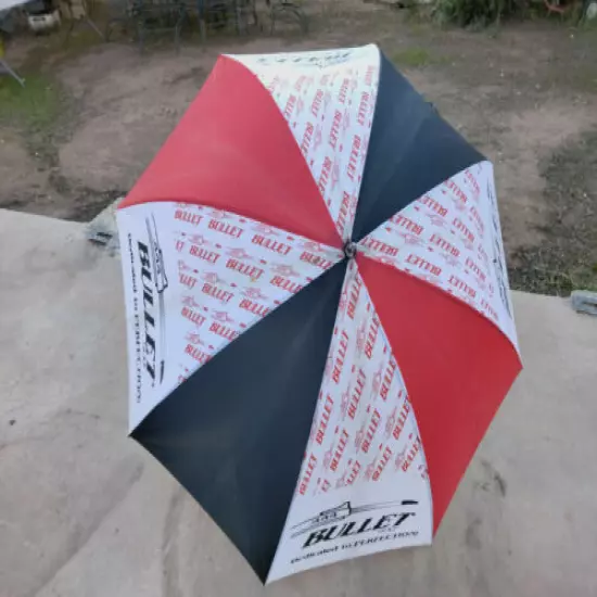 BULLET GOLF Umbrella Used .444 has some spots, dirt and water damage 42" tall