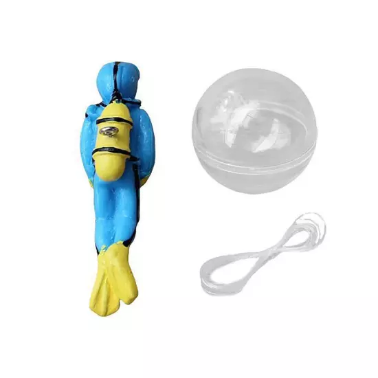 Aquarium Fish Tank Aquatic Landscape Diver Underwater Floating Ornament