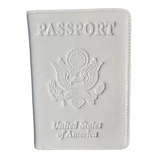 Passport Vaccine Cover Wallet Travel Essentials Leather Card Case Accessories