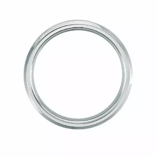 Ring White Tungsten 6mm Polished Beveled Band Size 10 TAR035W Dura Tungsten