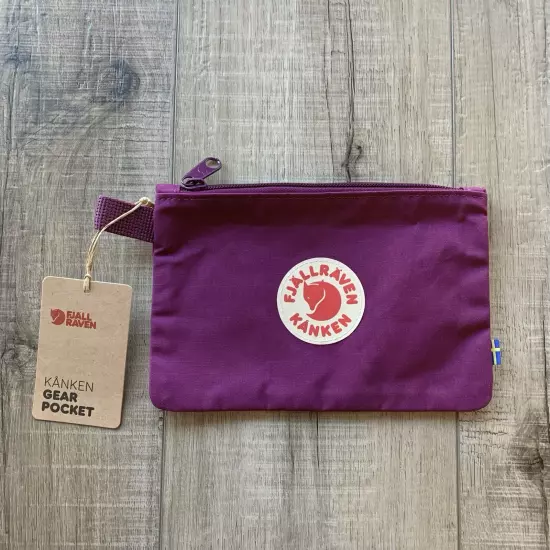 NWT Fjallraven Kanken Gear Pocket Royal Purple