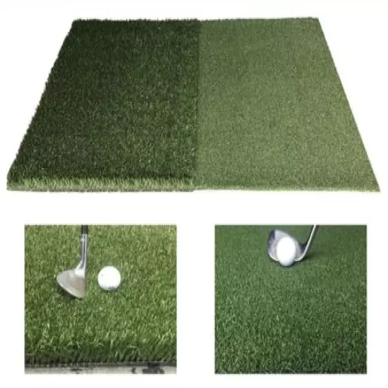 36" x 48" Dual Synthetic Turf Golf Mat Chipping Fairway Driving Range Practice 