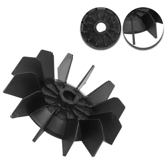 Air Compressor Accessories Fan Blade 1pcs 211mm 5P Black Engineering Plastic