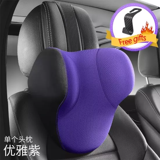 Neck Pillow Car Seat Pillow Support Auto Lumbar Cushion Headrest Lumbar Support