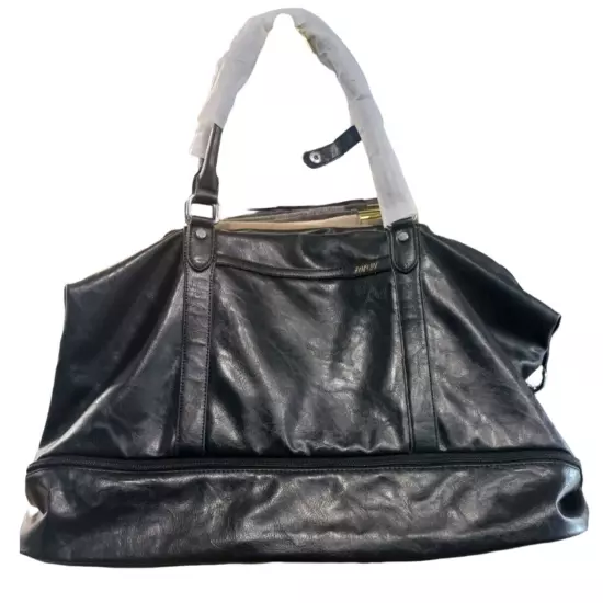 IBFUN Large Black Weekender Bag