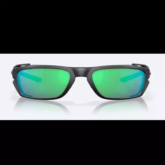 NEW Costa Del Mar King Tide 8 Black Pearl / Green Mirror Polarized Glass 580G