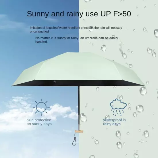 Mini Pocket Rain Umbrella Sun Shade Umbrella UV Sun Umbrella Capsule Umbrella