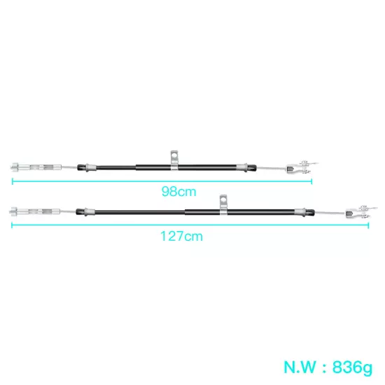 2 x For Club Car Precedent Left ＆ Right Side Brake Cable 103528701+103528702