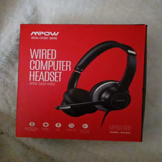 MPOW Wired USB Headset Model: BH224A