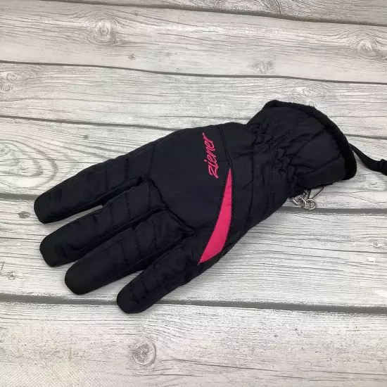 Ziener Size Medium Black Gloves 