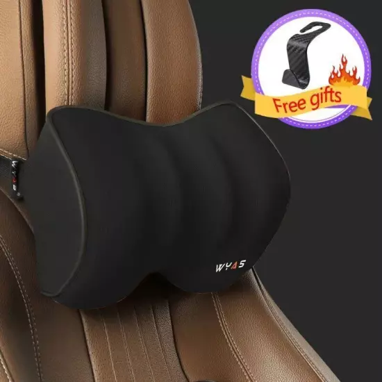 Car Pillow Car Lumbar Support Back Cushion Car Seat Neck Pillow Auto Pillow