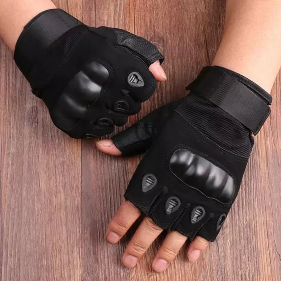 Military Tactical Gloves Half Finger Men's Gloves Outdoor Sports Shooting Huntin