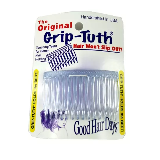 The Original Grip-Tuth® Good Hair Days Tuck Side Combs Made in USA Mix&Match