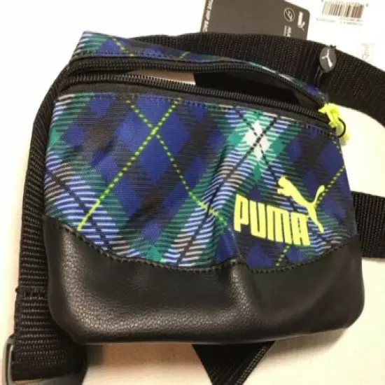 PUMA FANNY HIP PACK BLUE ARGYLE ADJUSTABLE STRAP NIP