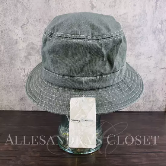 Tommy Bahama Hat Bucket Hat Large Extra Large Olive Green Packable Logo Outdoor!