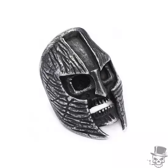 Sculpt Rings™ Stainless Steel Viking Skull Helmet Ring Unique Men's Punk Jewelry