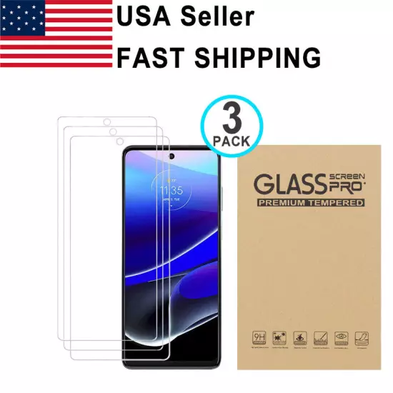 3PACK Tempered Glass For Motorola Moto G Stylus 4G G Stylus 5G 2021 2022 2023