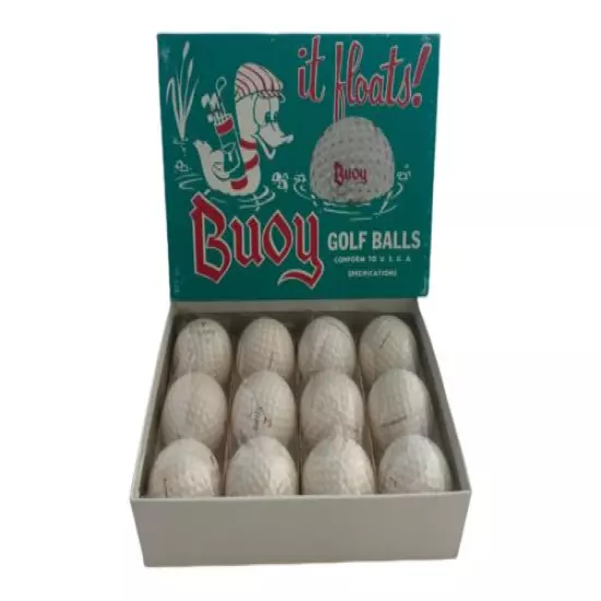 Plymouth Golf Ball Buoy Golf Balls Floating Golf Balls 12 Balls 4 Sleeves NEW 