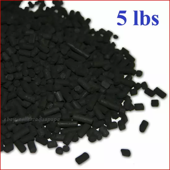 5 LBS Activated Carbon in Bulk For Aquarium Fish Tank Koi Pond Reef Filter