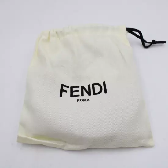 Fendi Reversible Belt Squared FF Logo Water Droplet Effect Buckle in Black/Grey