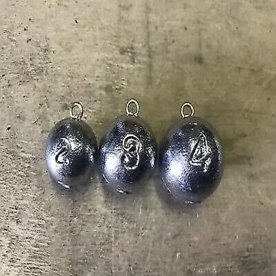 Cannon Ball Sinkers - Asstd. sizes available. Free shipping - Made in the USA!