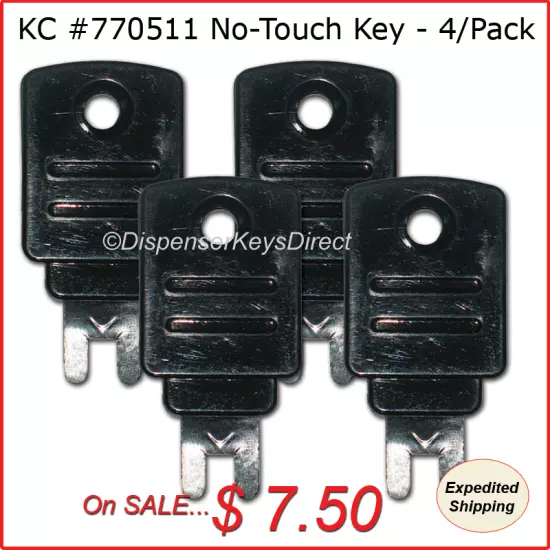 Kimberly Clark - "No-Touch" Dispenser Key - #770511 - (4/pk.)