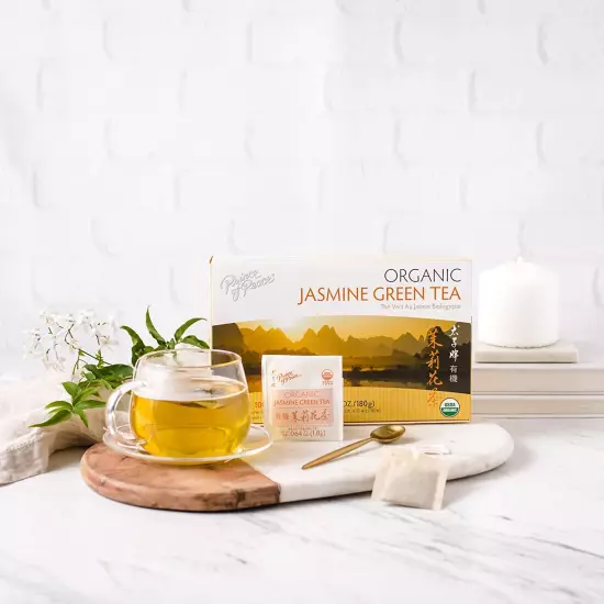 - Organic Jasmine Green Tea - 100 Tea Bags