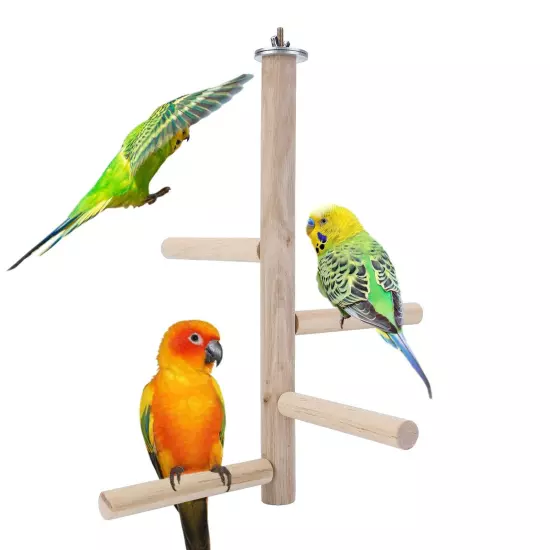 Mogoko Parakeet Perch Bird Natural Wood Stand,Parrot Cage Top Wooden Branches...