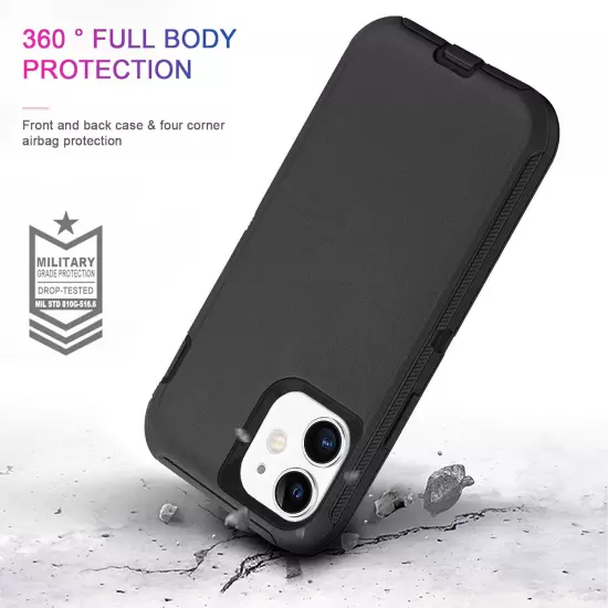 For iPhone 16 15 Pro Max 14 13 12 11 XR X Phone Case Heavy Duty Shockproof Cover