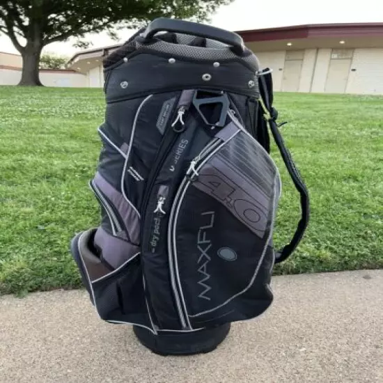 MAXFLI U Series 4.0 Golf Club Carrying Bag Black Purple Grey 15 way top Divider