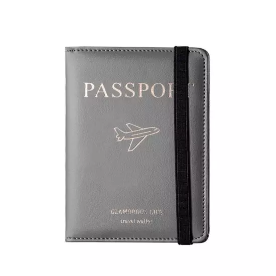 Ultra-thin Passport Bag RFID Travel Passport Case Credit Card Holder Travel