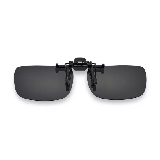 Walleva Polarized Replacement Lenses for Clip-on Flip-up Sunglasses for Driving