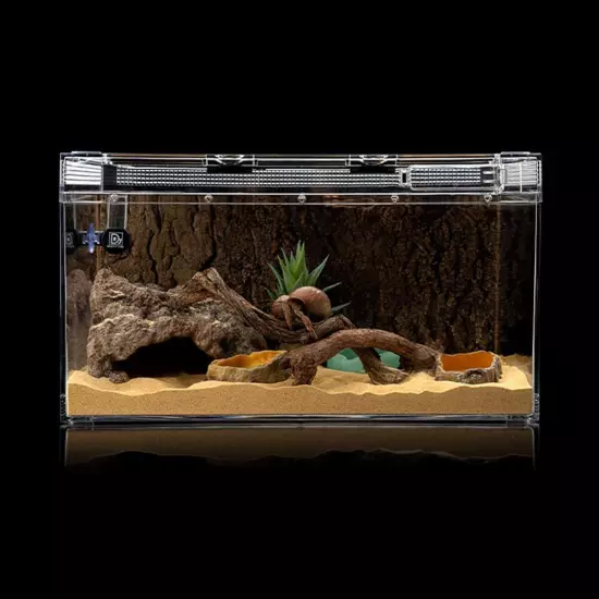 Reptile Simulation Rock Cave Hideouts Terrarium Habitat Décor Bearded Dragon ...