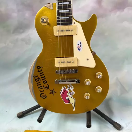 Mike Ness 1976 Deluxe electric guitar Aged Gold Relics by hands US Warehouse