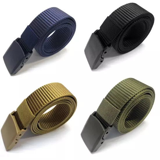 Fashion Outdoor Military Tactical Polyester Waistband Canvas Web Belt