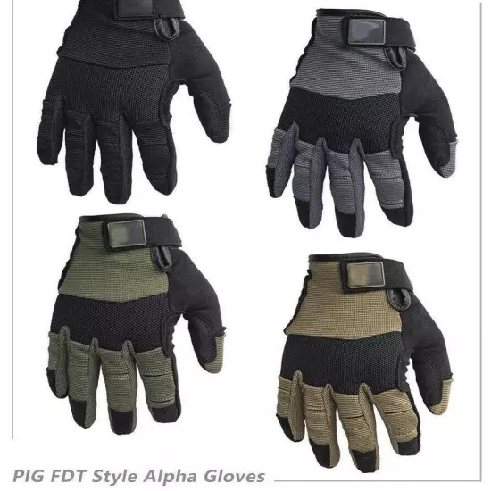 Pig Full Dexterity Tactical Gloves Military Issue FDT Alpha Shooting Range Work