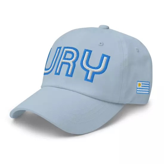 Uruguay National Flag Retro URY Soccer Baseball Cap Dad Hat