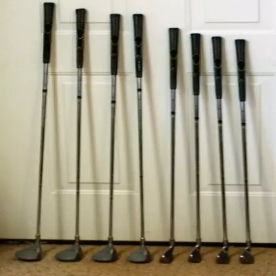 Vintage Set of 8 Womens Golf Clubs Browning #1-3-5-7 TLC Drivers #3-5-6-7 Irons 