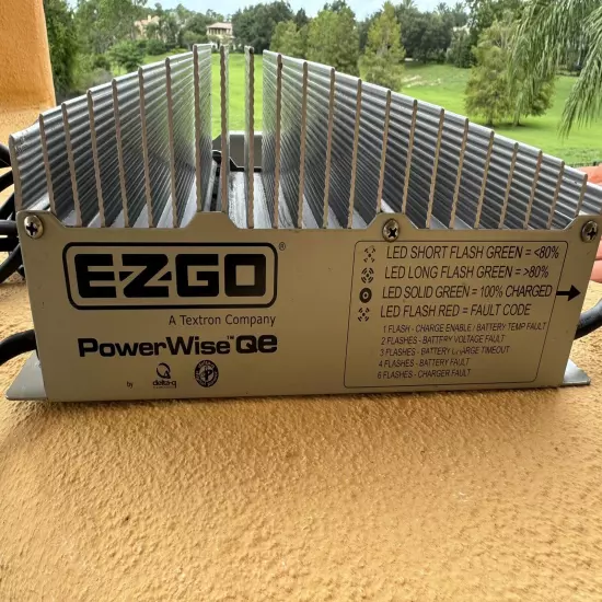 EZGO RXV TXT 48 Volt Golf Cart Charger OEM Delta-Q PowerWise QE 635669 917-4810