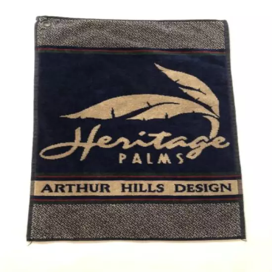 Sir Christopher Hatton Heritage Palms Golf Towel Arthur Hills Design - Sanitized