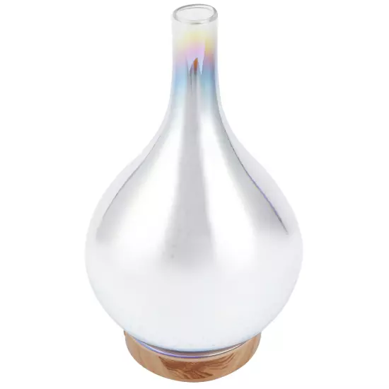 100ml Glass Essential Oil Aroma Diffuser Colorful Light Ultrasonic DS