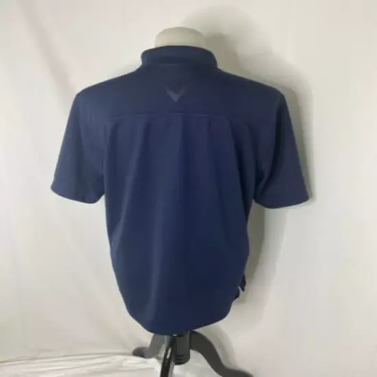 Men’s size medium callaway blue short sleeve polo golf shirt