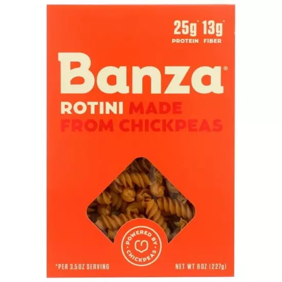 Banza Shells Pasta made from Chickpeas 8oz