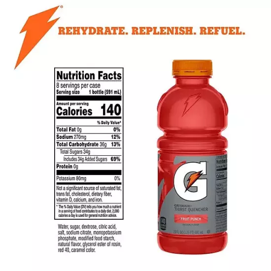 Gatorade Sports Drinks Variety Pack (20 fl. oz., 24 pk.)