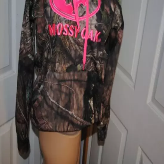 Mossy Oak Brand Ladies Size Small CH (4-6) Camouflage Hooded Pullover